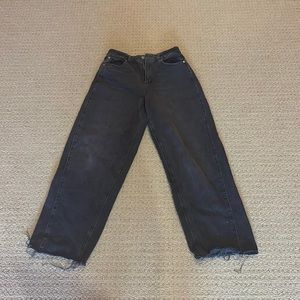 Black Garage jeans, worn once. Ample/Baggy jeans size 28 US